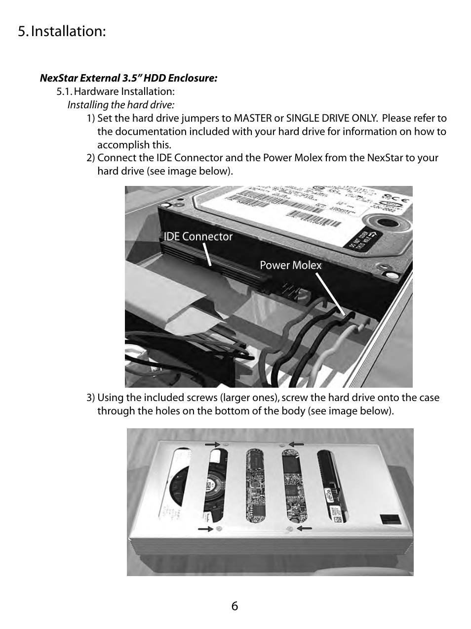 Installation | Vantec NEXSTAR NST-350U2 User Manual | Page 8 / 20