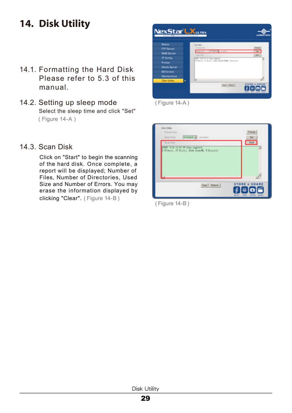 Disk utility | Vantec LX ULTRA User Manual | Page 31 / 33