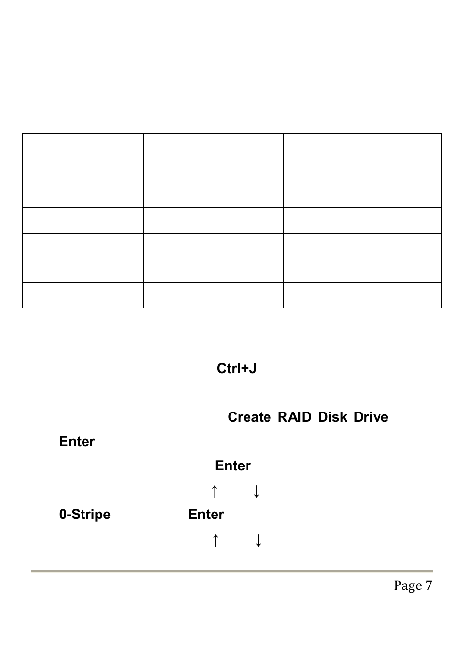 Raid arrays, Raid 0 (striping) | Vantec UGT-IS100R User Manual | Page 7 / 22