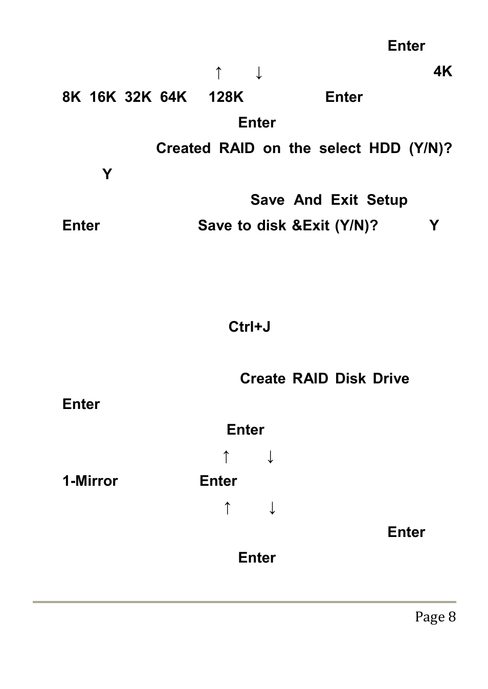 Raid 1 (mirroring) | Vantec UGT-IS100R User Manual | Page 8 / 22