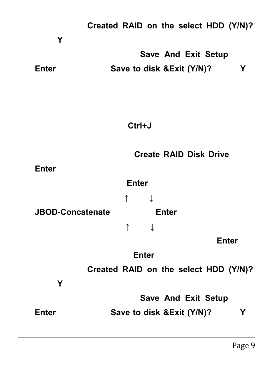 Concatenation (jbod) | Vantec UGT-IS100R User Manual | Page 9 / 22