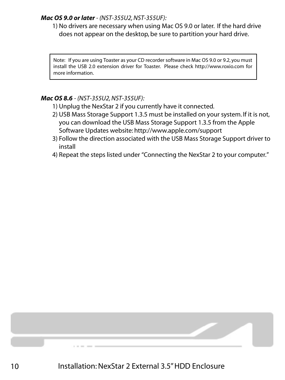 Vantec NEXSTAR 2 NST-355U2 User Manual | Page 12 / 25