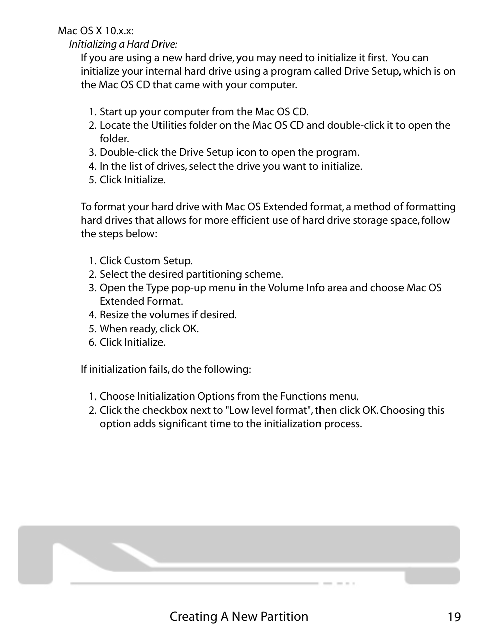 Creating a new partition 19 | Vantec NEXSTAR 2 NST-355U2 User Manual | Page 21 / 25