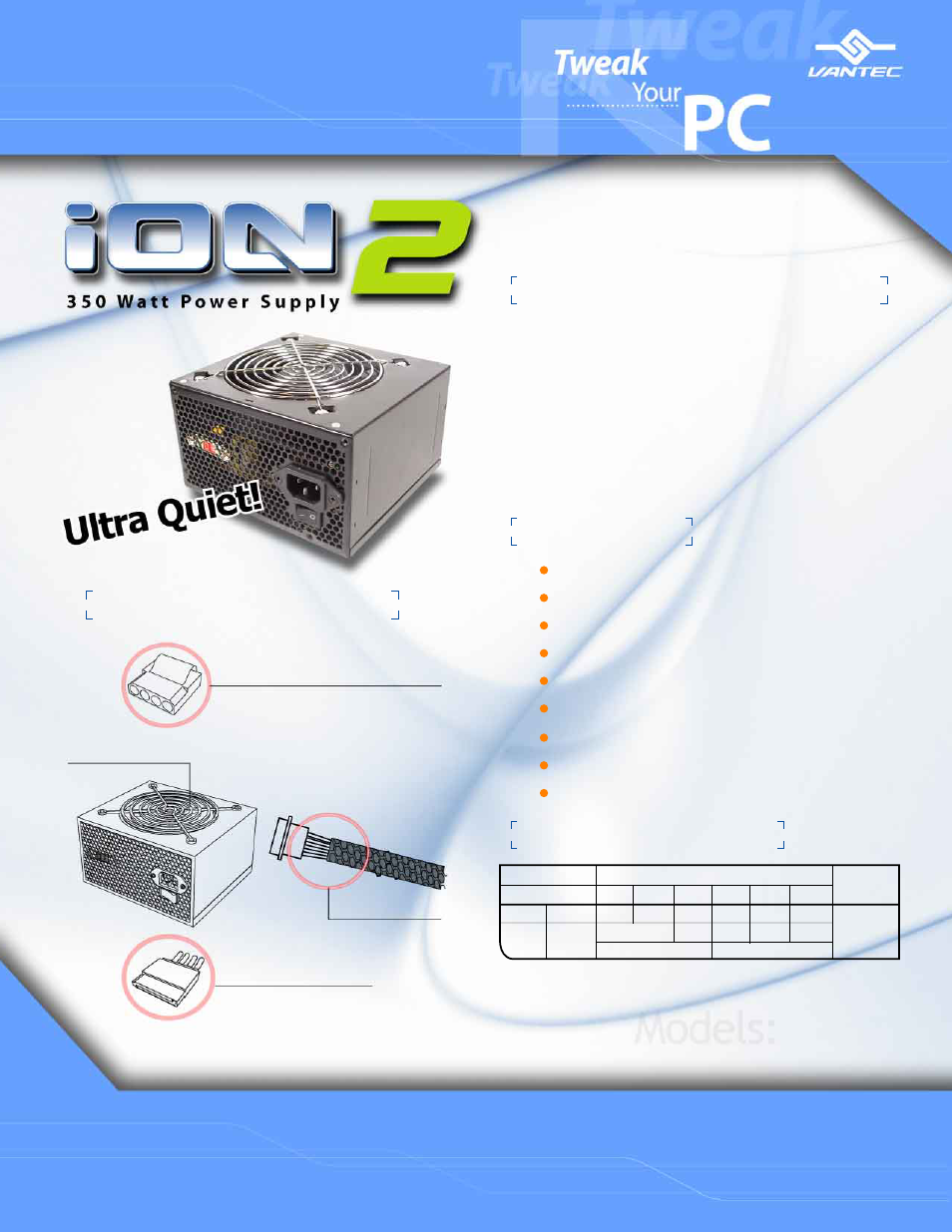 Vantec ION 2 VAN-350N User Manual | 1 page