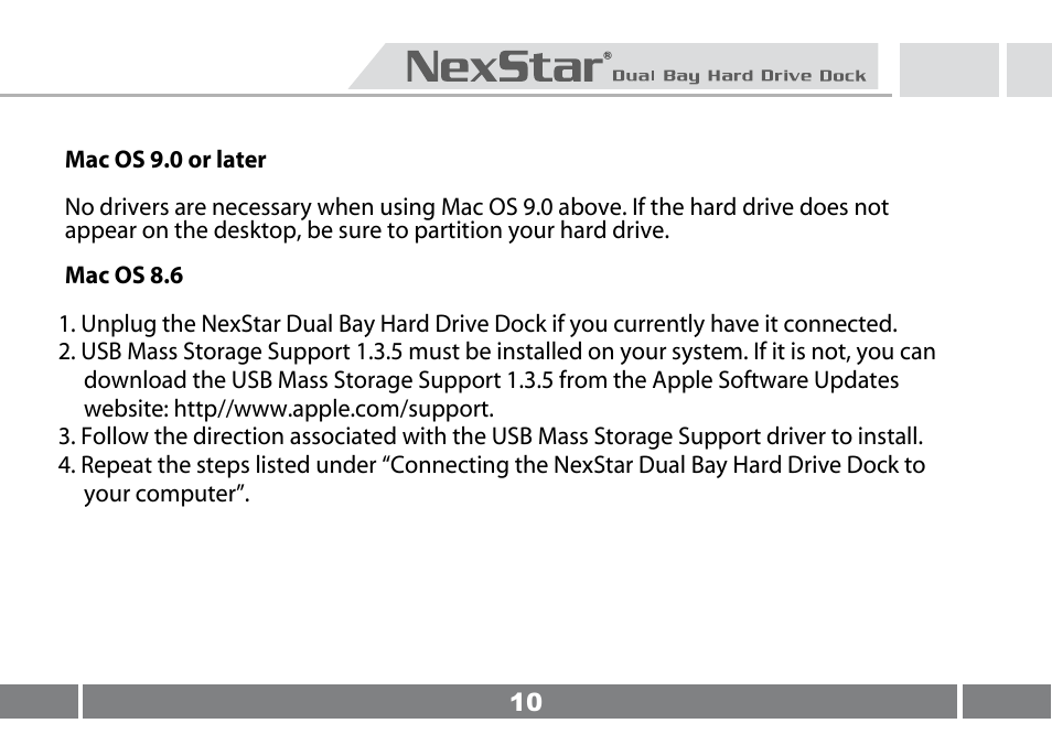 Vantec NexStar Dual Bay Hard Drive Dock NST-D200SU User Manual | Page 12 / 13