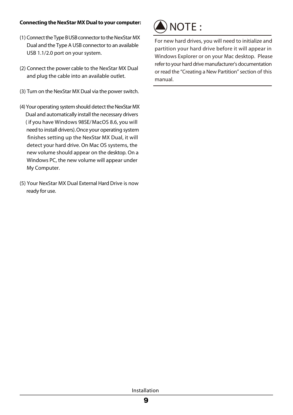 Vantec Dual Bay External HDD Enclosure NexStar MX User Manual | Page 11 / 26