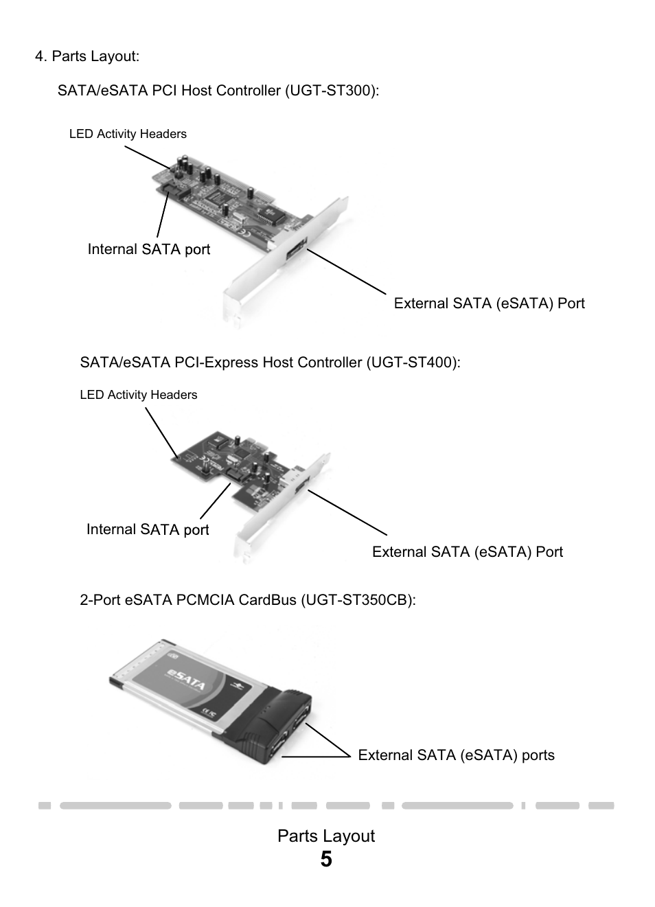Vantec eSATA PCI & PCI-E Card & CardBus User Manual | Page 7 / 15