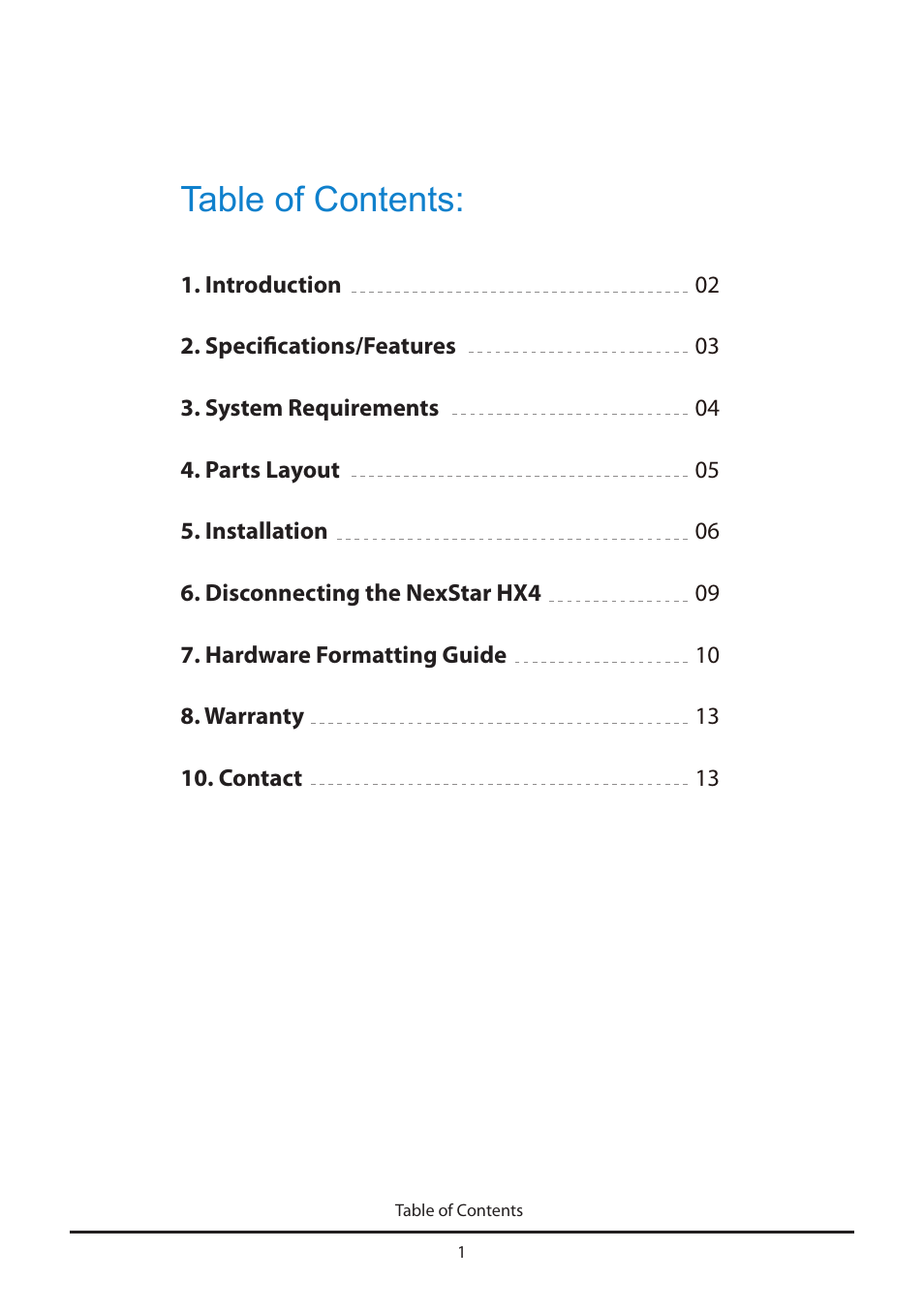 Vantec HX4 User Manual | Page 3 / 15