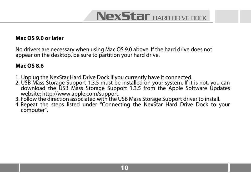 Vantec NEXSTAR NST-D100UFS User Manual | Page 11 / 12