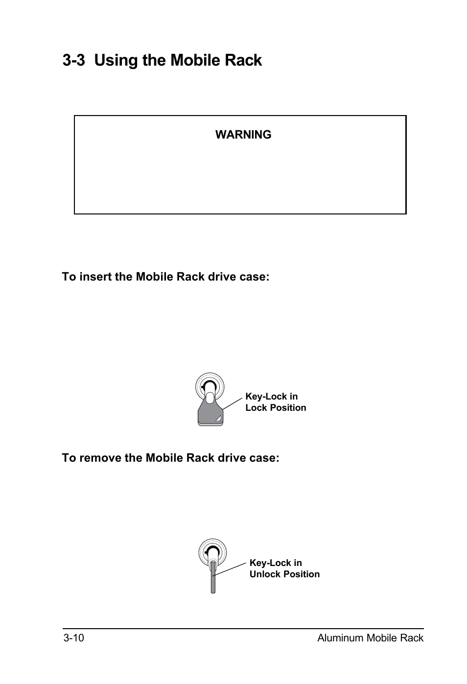 3 using the mobile rack | Vantec EZ-SWAP 2 MRK-300FD-BK User Manual | Page 10 / 11