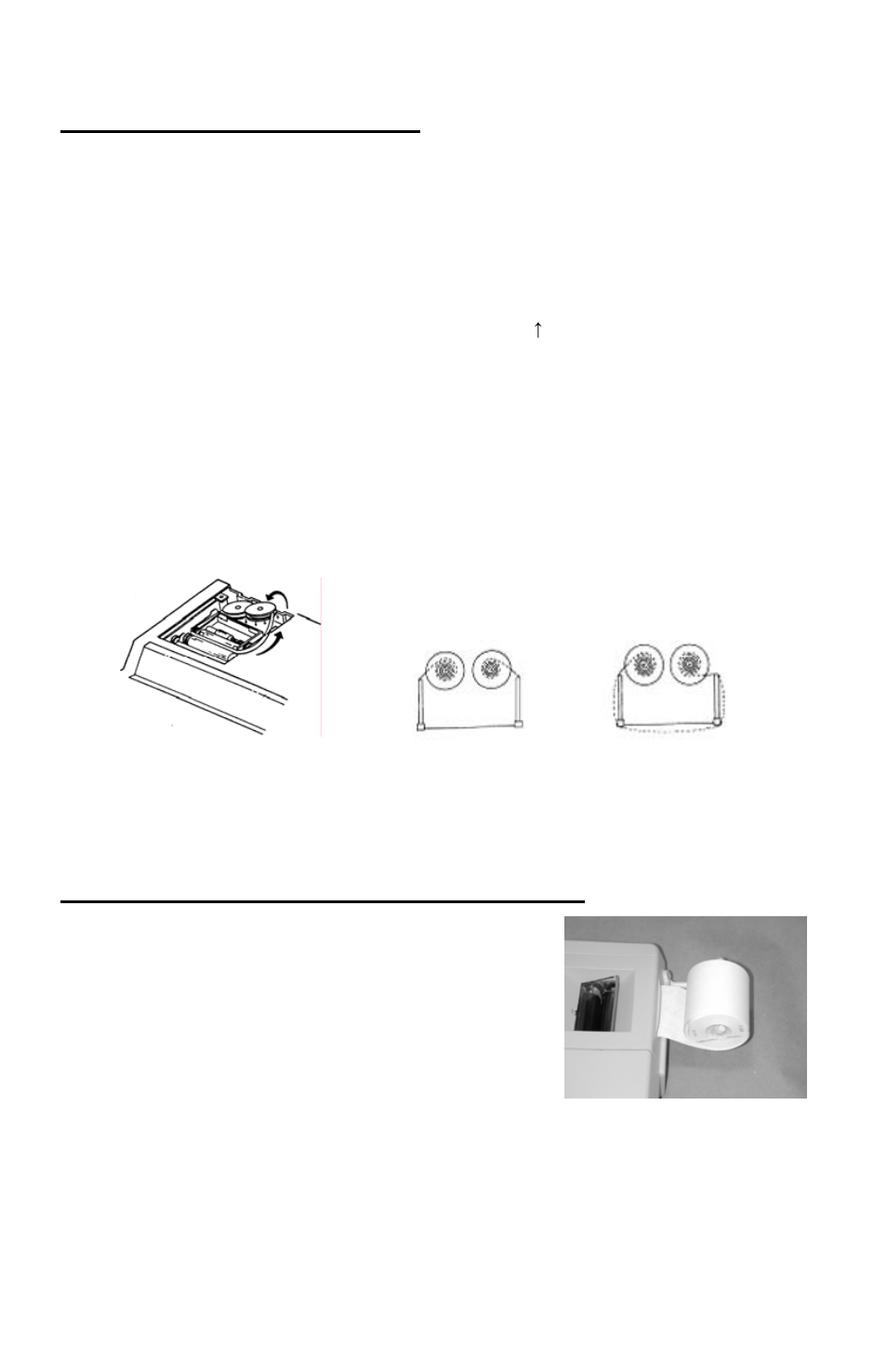 Sustitución de la cinta, Como alimentar la cinta de papel | Victor Enterprise 1260-3 User Manual | Page 24 / 62