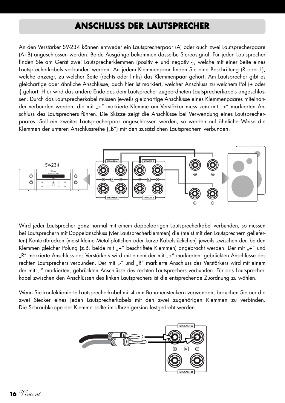 Vincent Audio SV-234 User Manual | Page 16 / 64