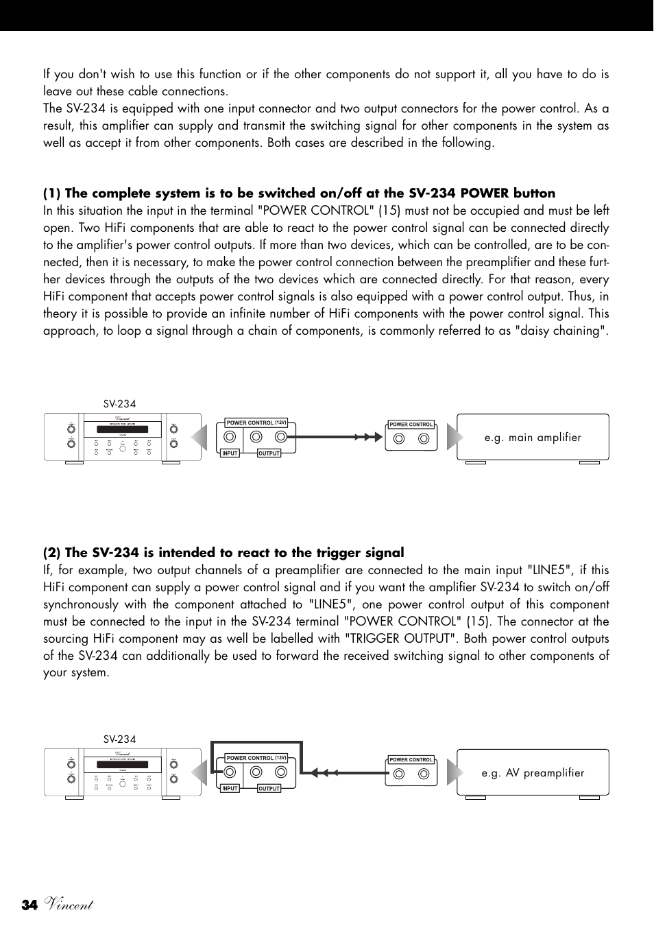 Vincent | Vincent Audio SV-234 User Manual | Page 34 / 64