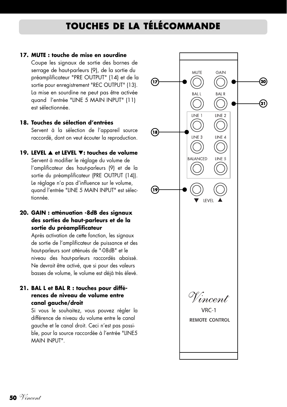 Vincent Audio SV-234 User Manual | Page 50 / 64