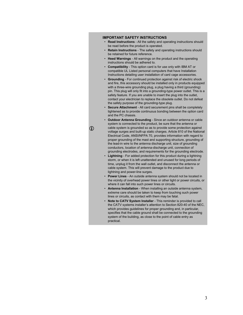 VisionTek Theater 550 PRO User Manual | Page 3 / 31