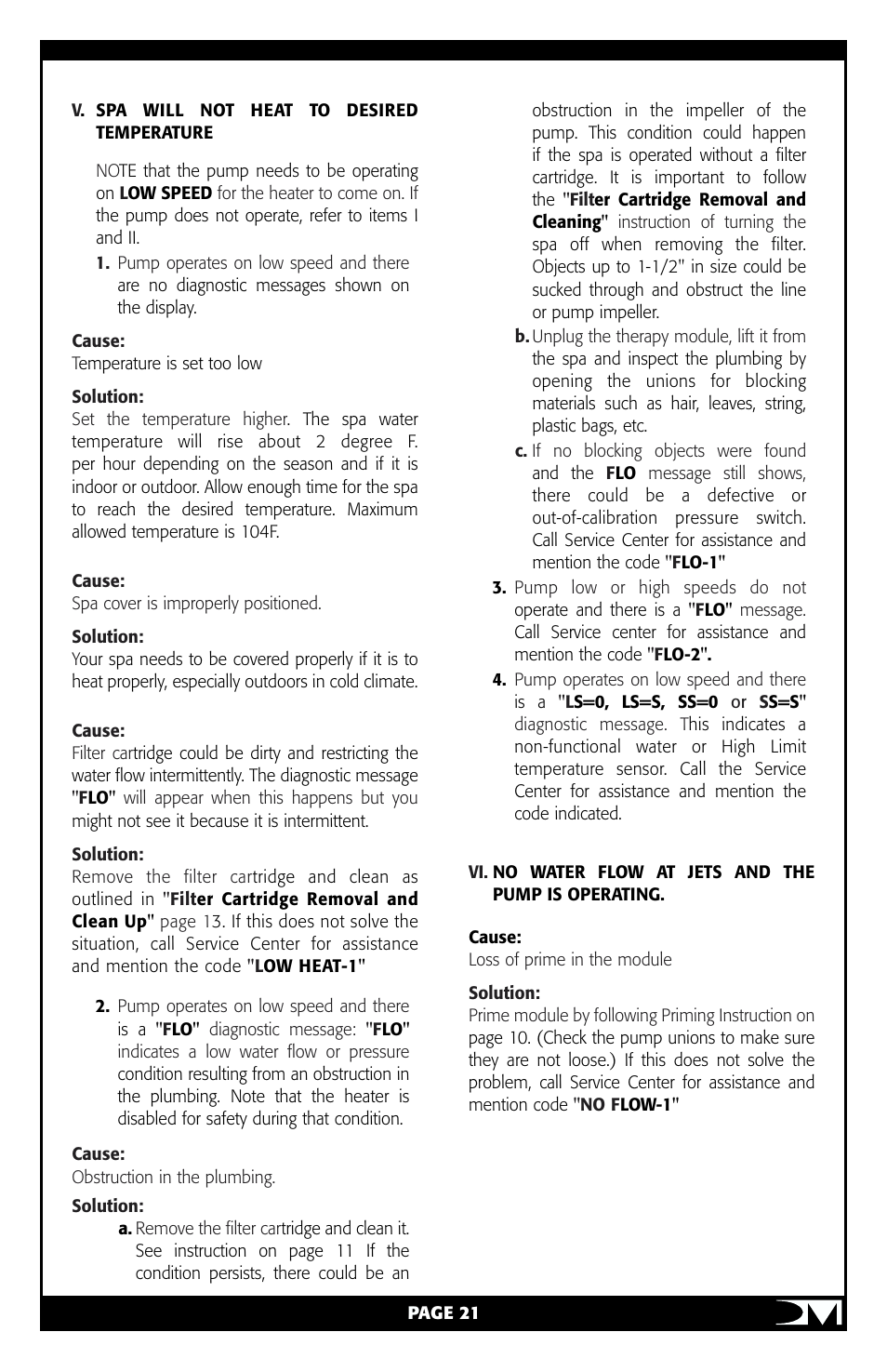 Vita Spa Portable Spa User Manual | Page 23 / 33