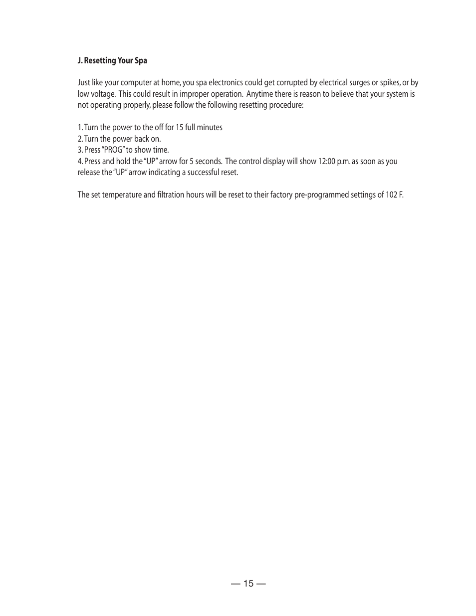 Vita Spa Deluxe U -1 3 0 User Manual | Page 17 / 25