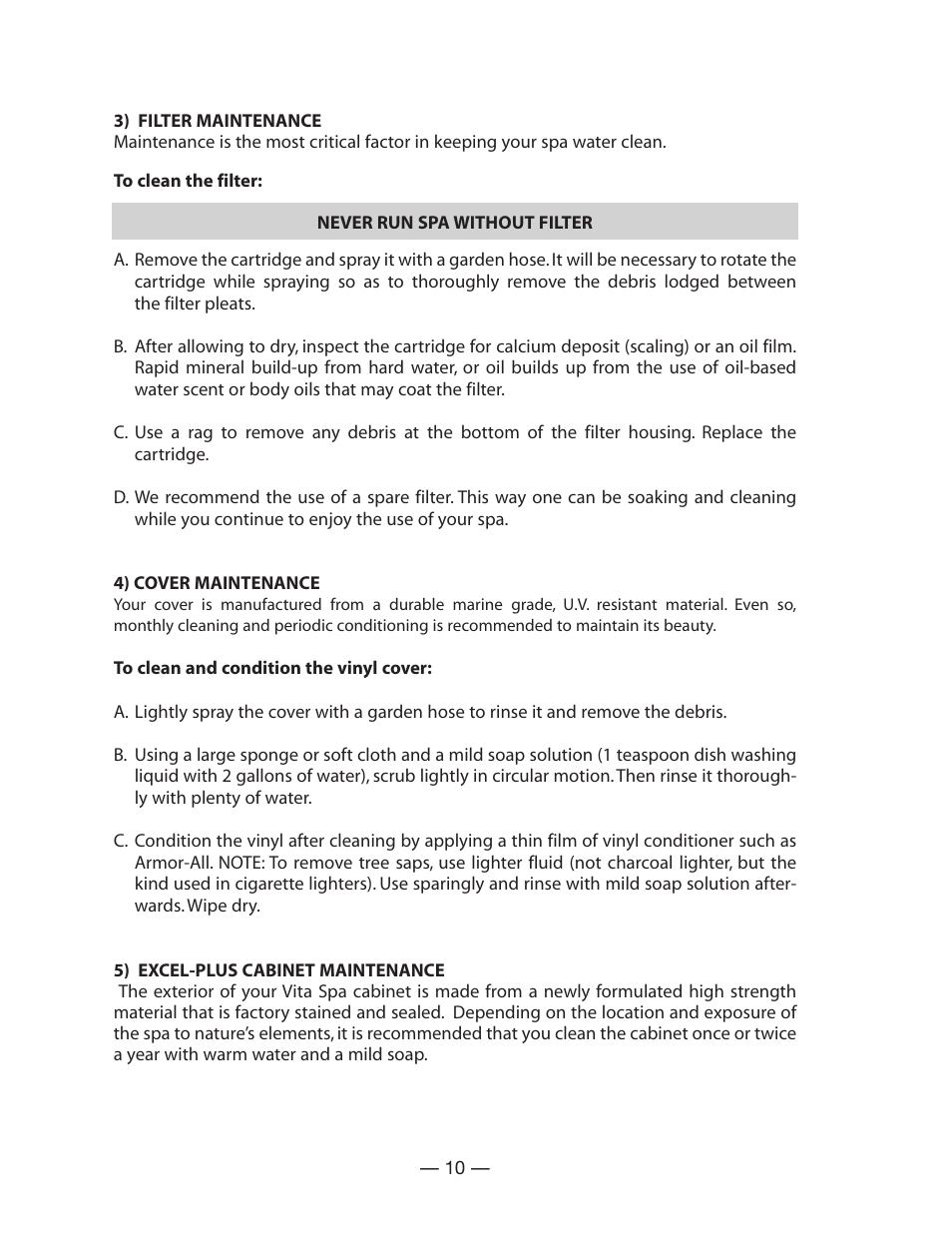 Vita Spa LD-15 Series User Manual | Page 11 / 16