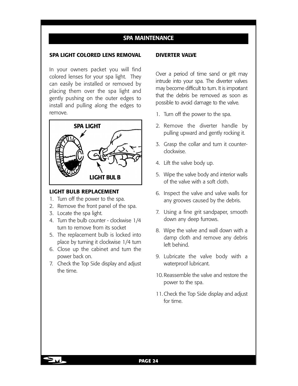 Vita Spa L100 User Manual | Page 28 / 48