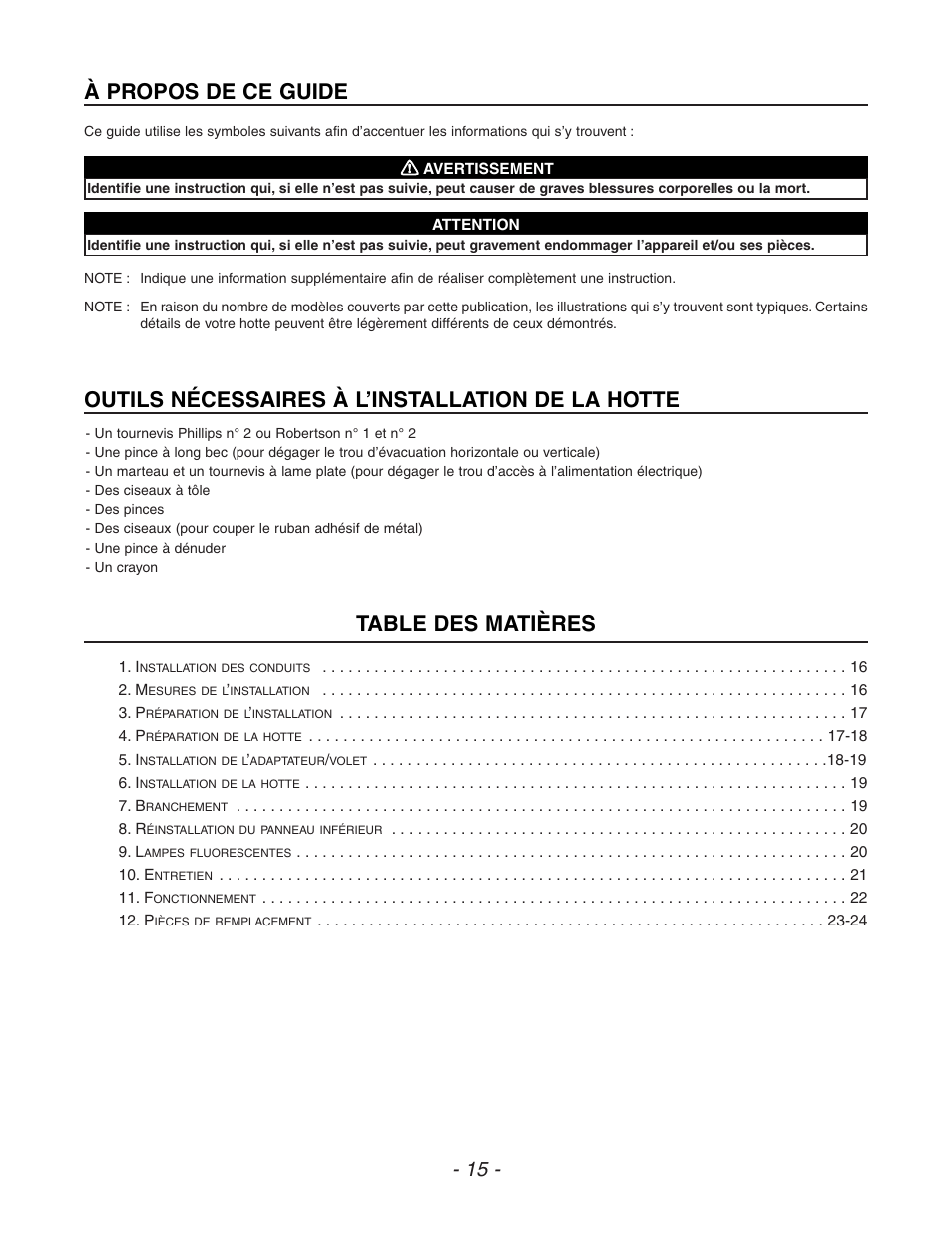 Venmar ESC270 User Manual | Page 15 / 36