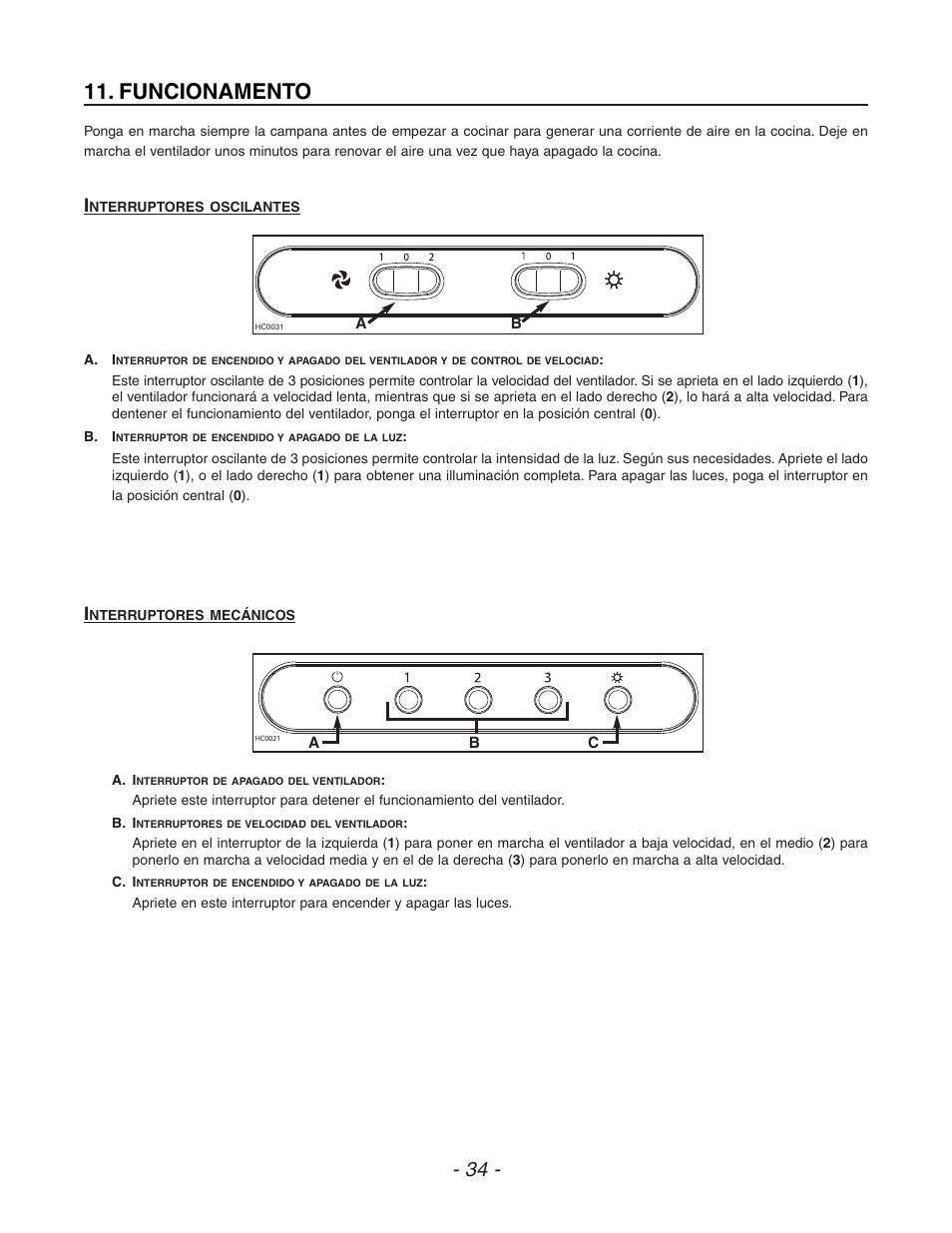 Funcionamento | Venmar ESC270 User Manual | Page 34 / 36