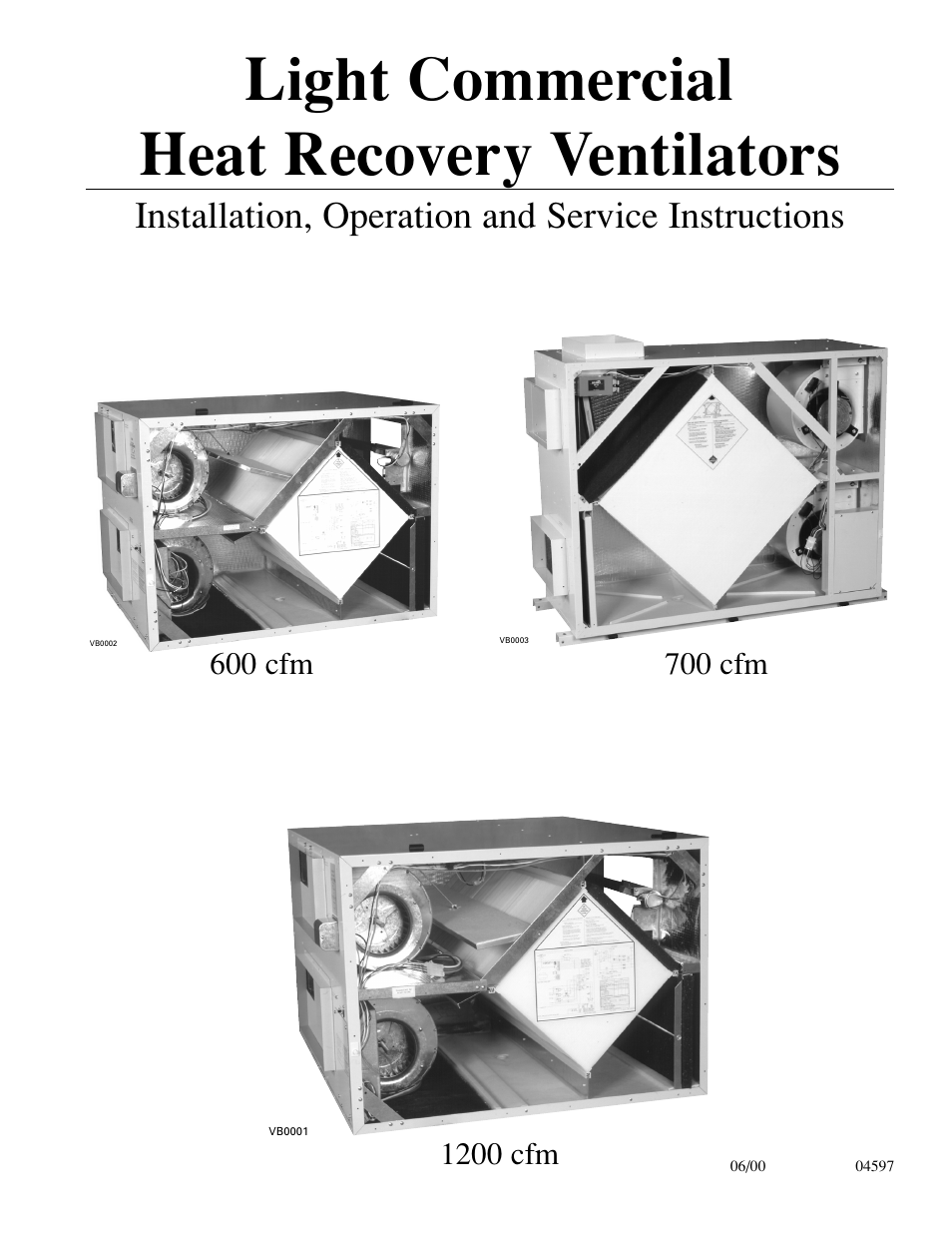 Venmar 700 cfm User Manual | 24 pages