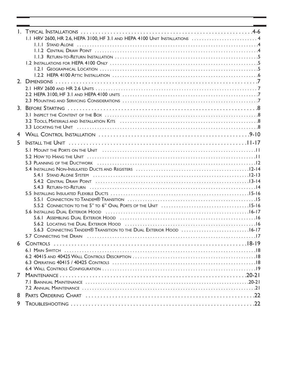 Venmar HEPA 3100* User Manual | Page 3 / 22