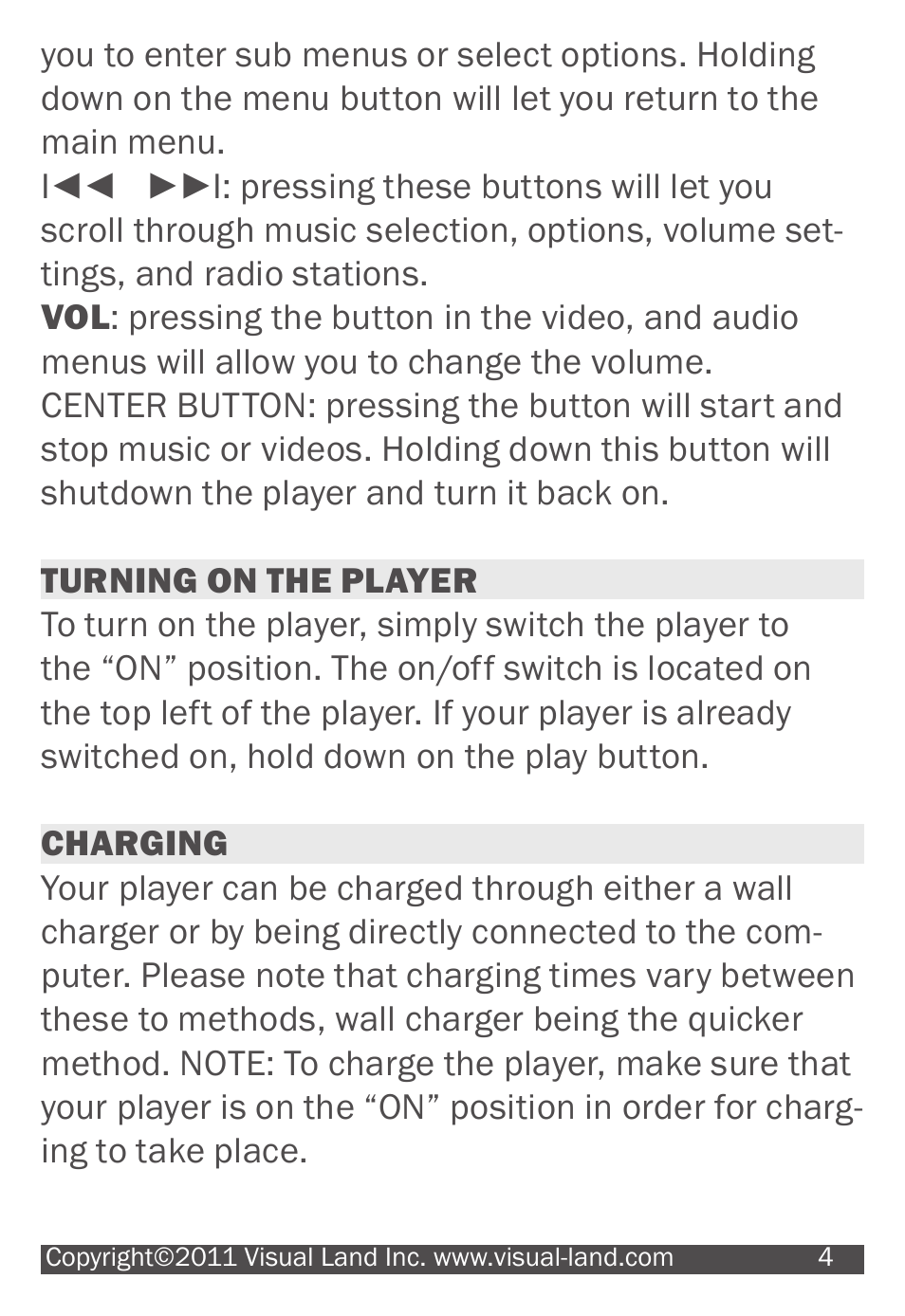 Visual Land 507K User Manual | Page 4 / 13