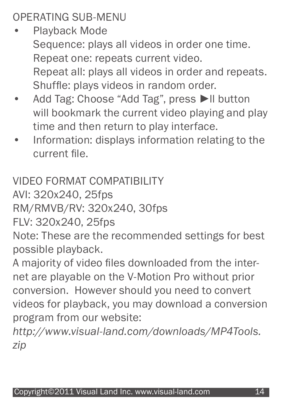 Visual Land V-MOTION 904 User Manual | Page 14 / 30