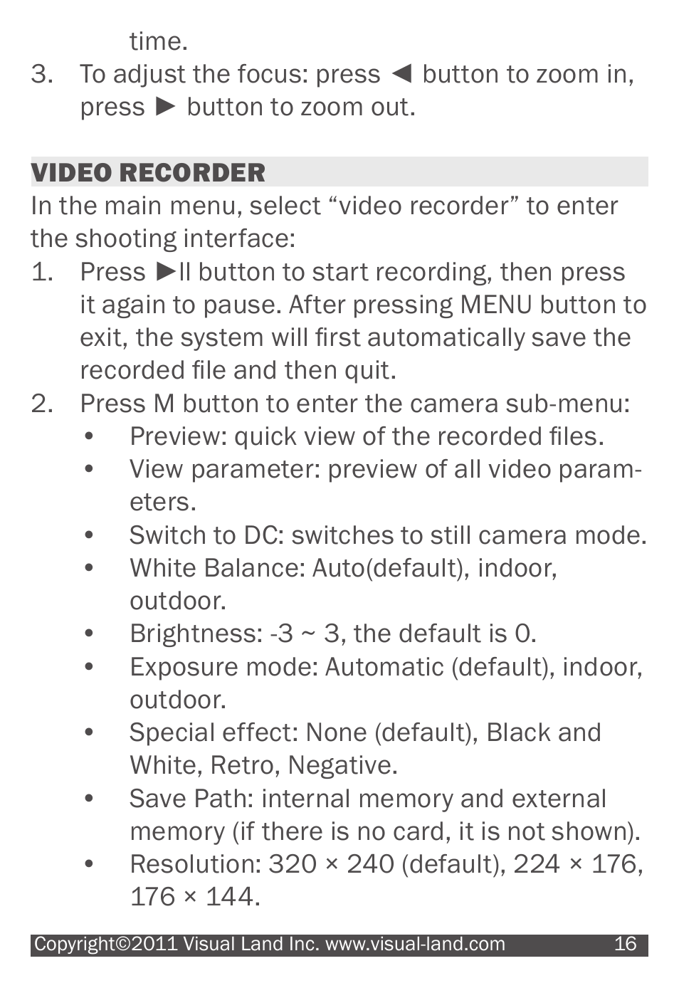 Visual Land V-MOTION 904 User Manual | Page 16 / 30