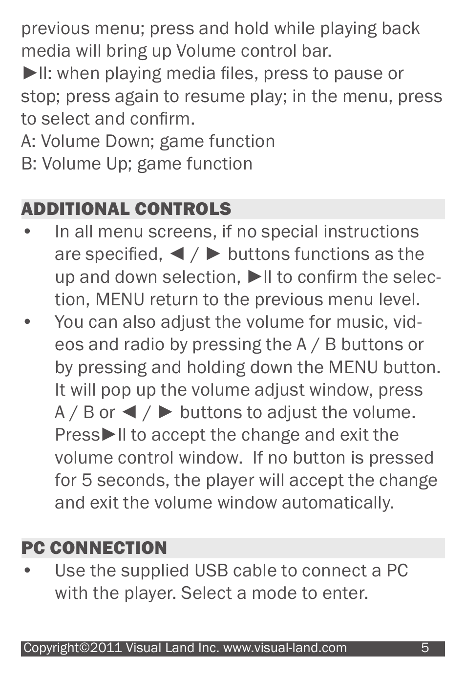 Visual Land V-MOTION 904 User Manual | Page 5 / 30