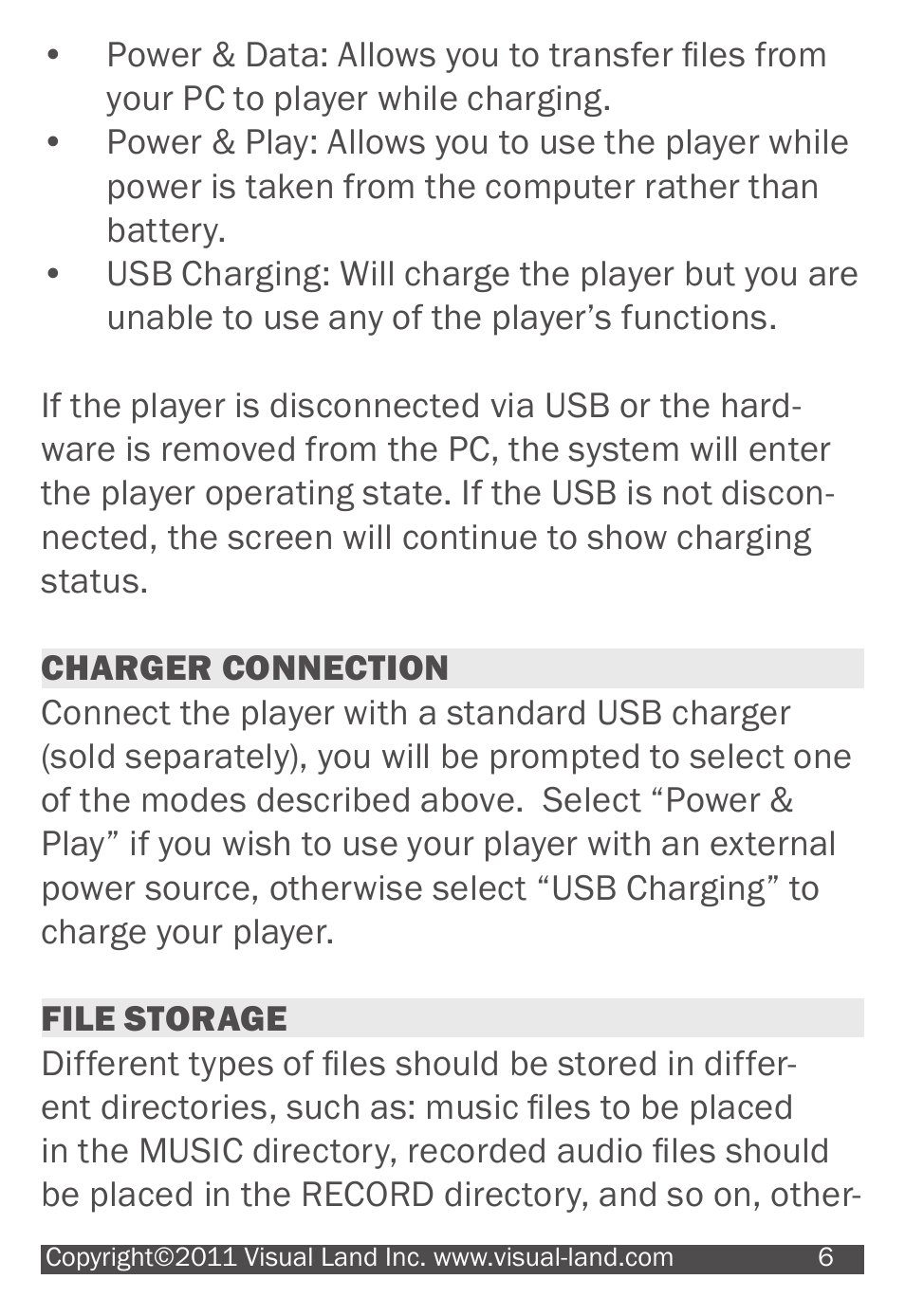 Visual Land V-MOTION 904 User Manual | Page 6 / 30