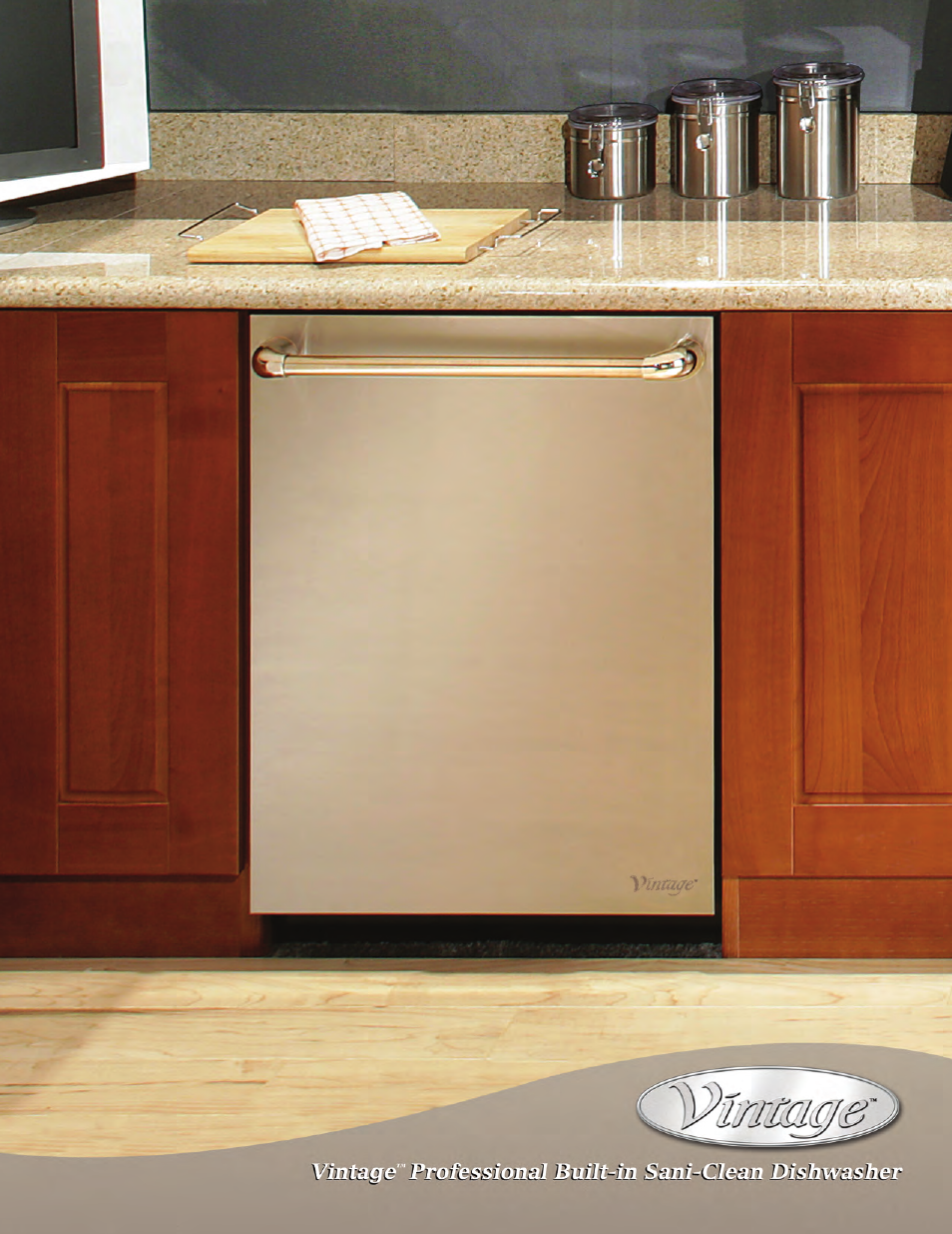 Vintage Built-in Sani-Clean Dishwasher User Manual | 2 pages