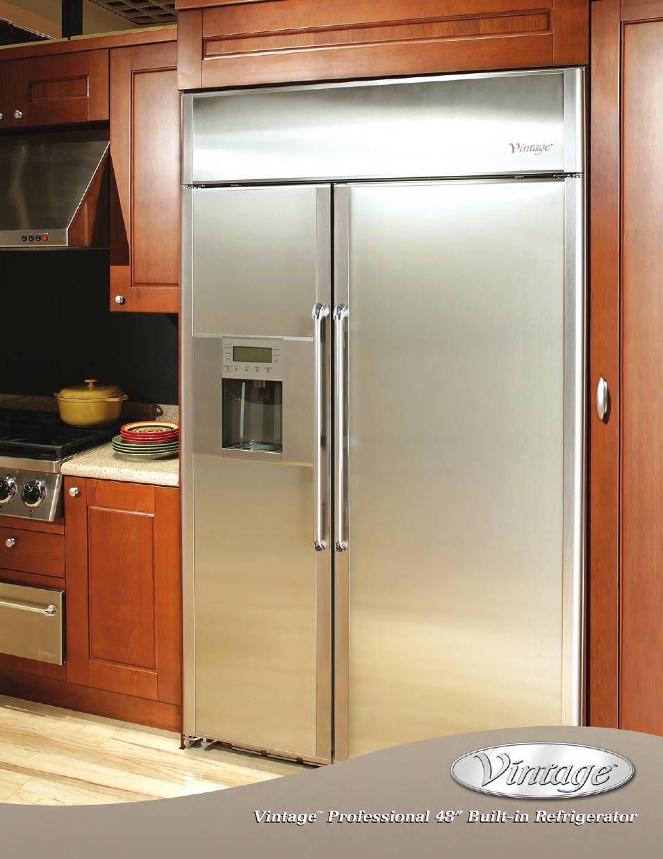 Vintage Built-in Refrigerator User Manual | 2 pages