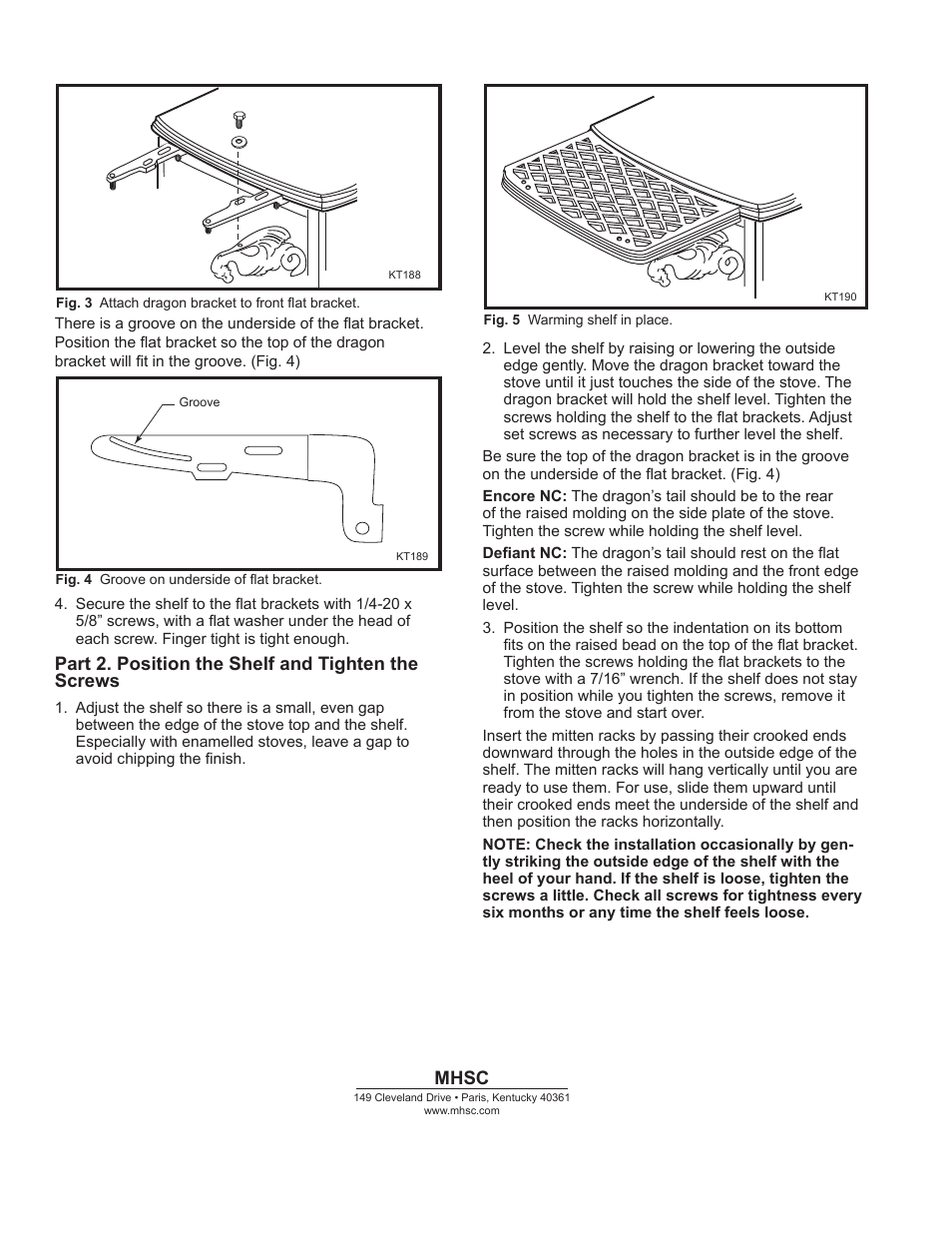 Vermont Castings 1610 User Manual | Page 2 / 2