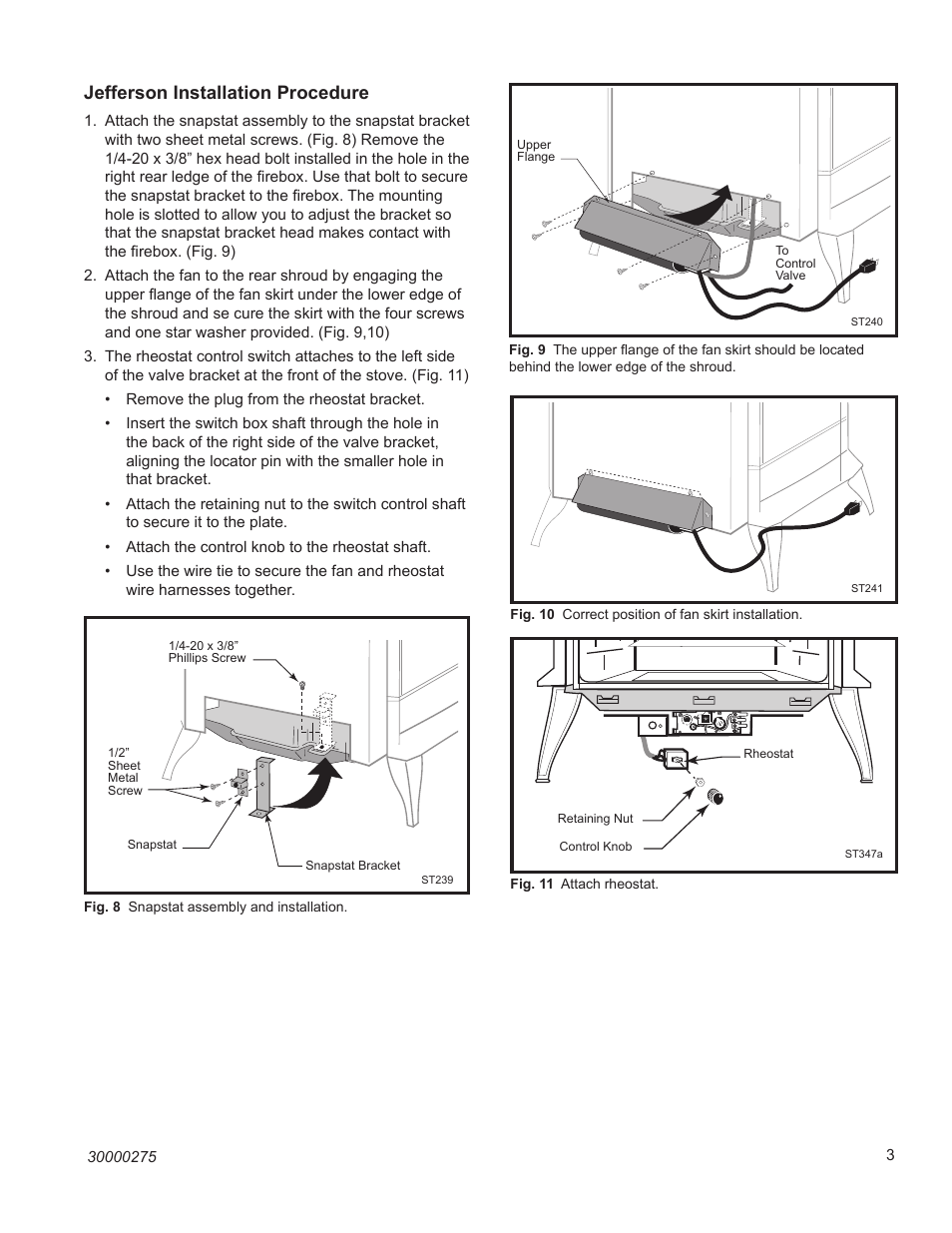 Jefferson installation procedure | Vermont Castings FK28/2960 User Manual | Page 3 / 6