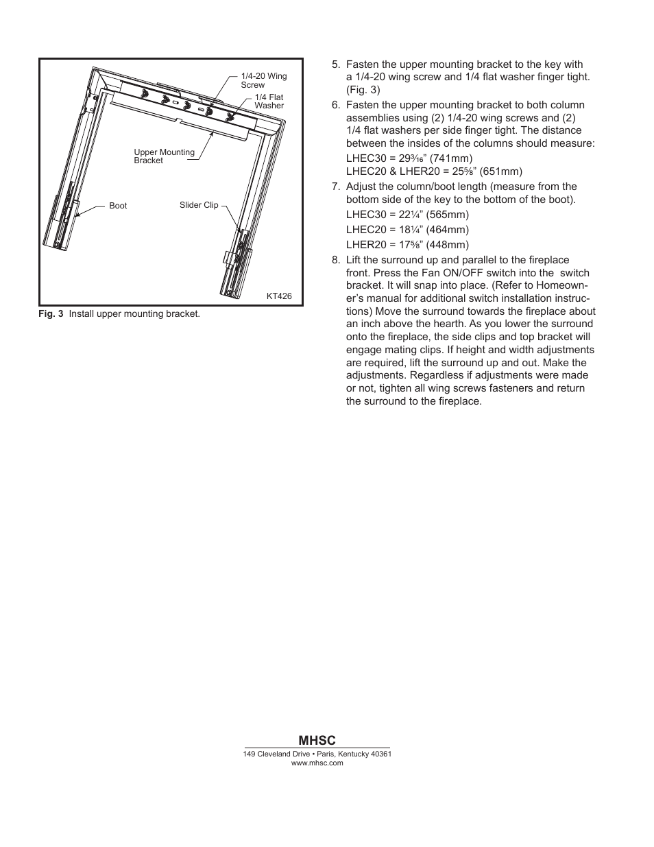 Vermont Castings LHEC20 User Manual | Page 2 / 2