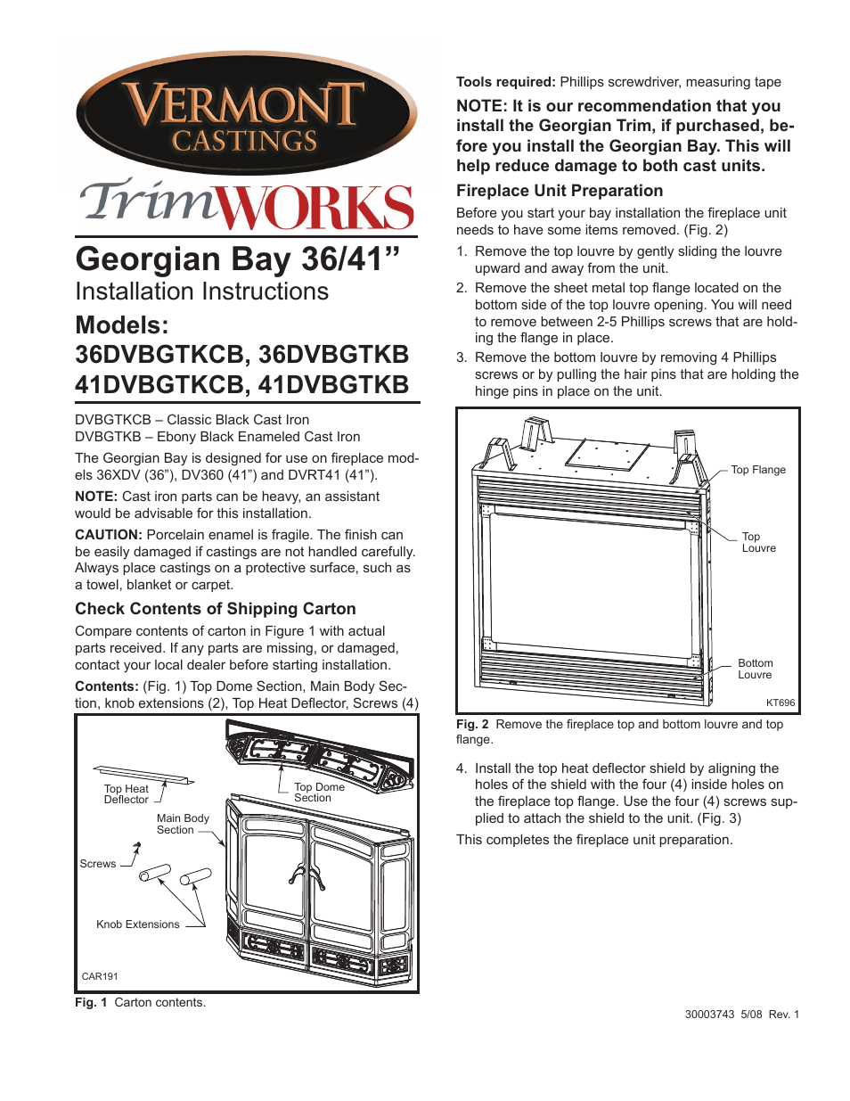 Vermont Castings ESSENTIA NV-E6DMS-DC User Manual | 4 pages
