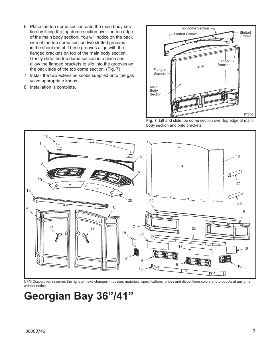 Georgian bay 36”/41 | Vermont Castings ESSENTIA NV-E6DMS-DC User Manual | Page 3 / 4