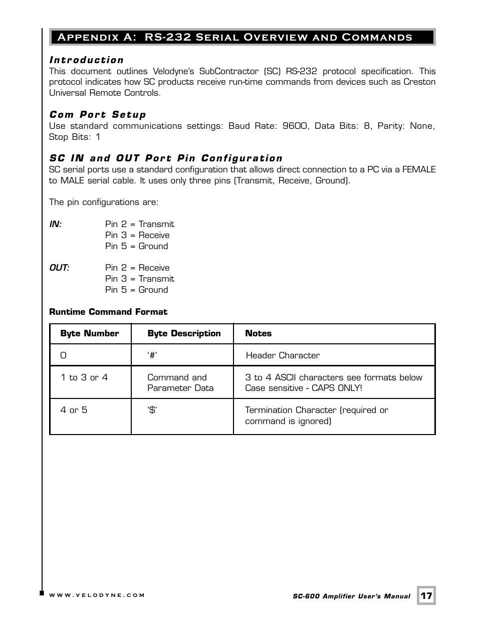 Velodyne Acoustics SUBCONTRACTOR SC-600 User Manual | Page 20 / 24