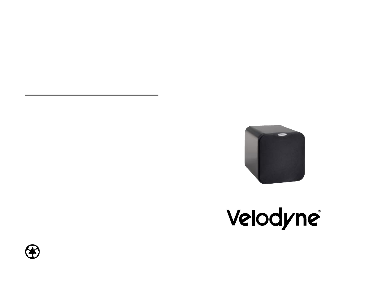 Velodyne Acoustics SPL-1200 User Manual | 20 pages