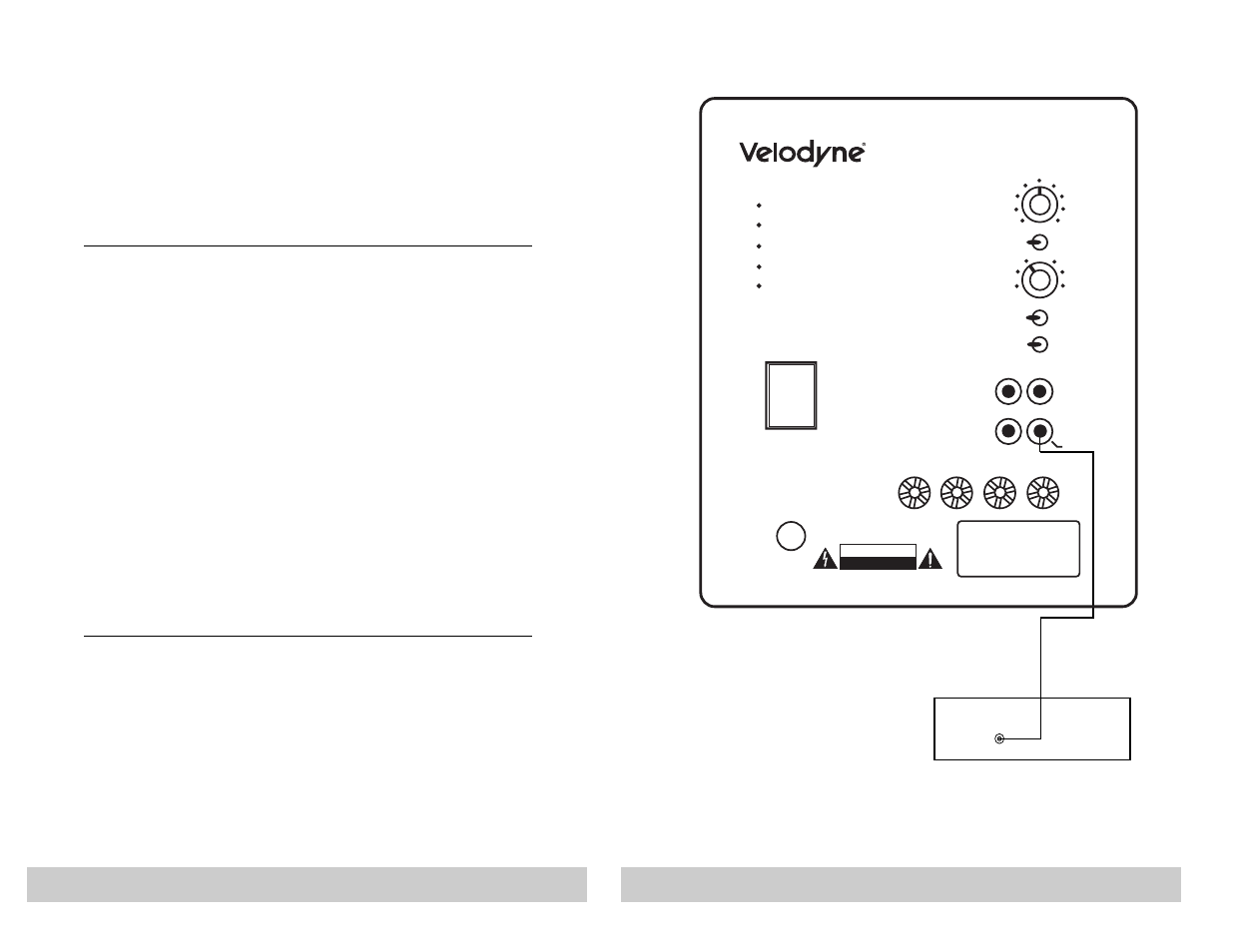 Line-level connection - option a, Line-level connection - option b, Spl series | Velodyne Acoustics SPL-1200 User Manual | Page 10 / 20