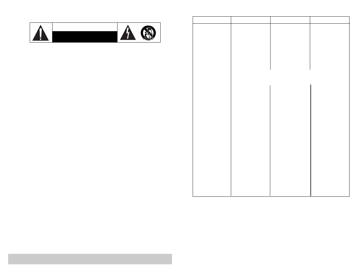 Importantes consignes de securite, Attention | Velodyne Acoustics SPL-1200 User Manual | Page 4 / 20