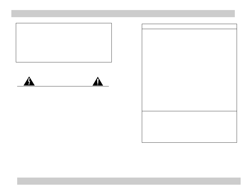 Warning | Velodyne Acoustics DF-12sc User Manual | Page 2 / 6