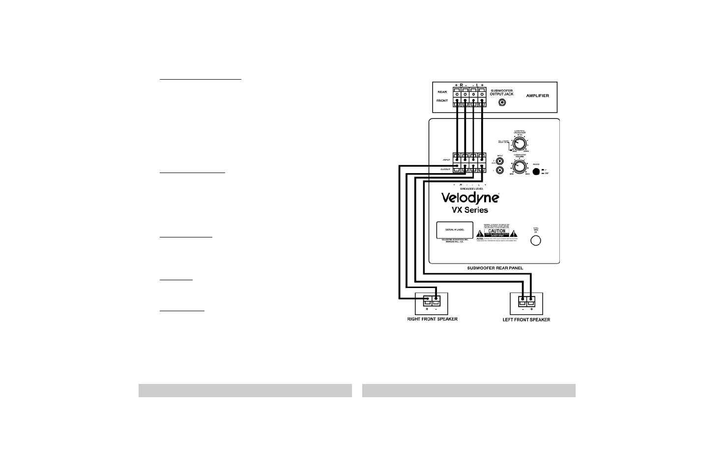 Velodyne Acoustics VX-10 User Manual | Page 8 / 20