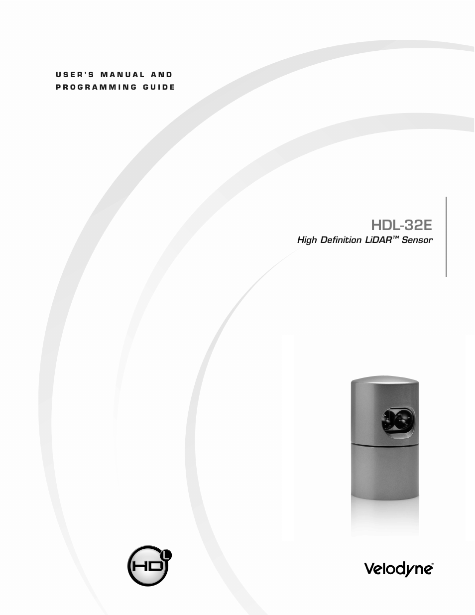 Velodyne Acoustics LIDAR HDL-32E User Manual | 28 pages