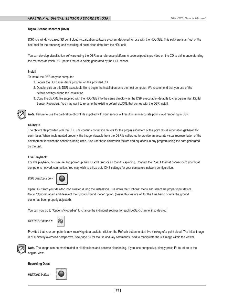 Velodyne Acoustics LIDAR HDL-32E User Manual | Page 16 / 28