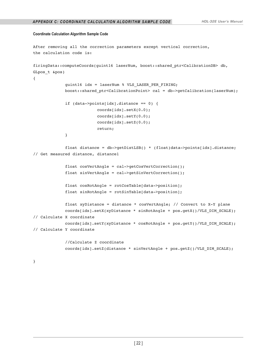 Velodyne Acoustics LIDAR HDL-32E User Manual | Page 25 / 28