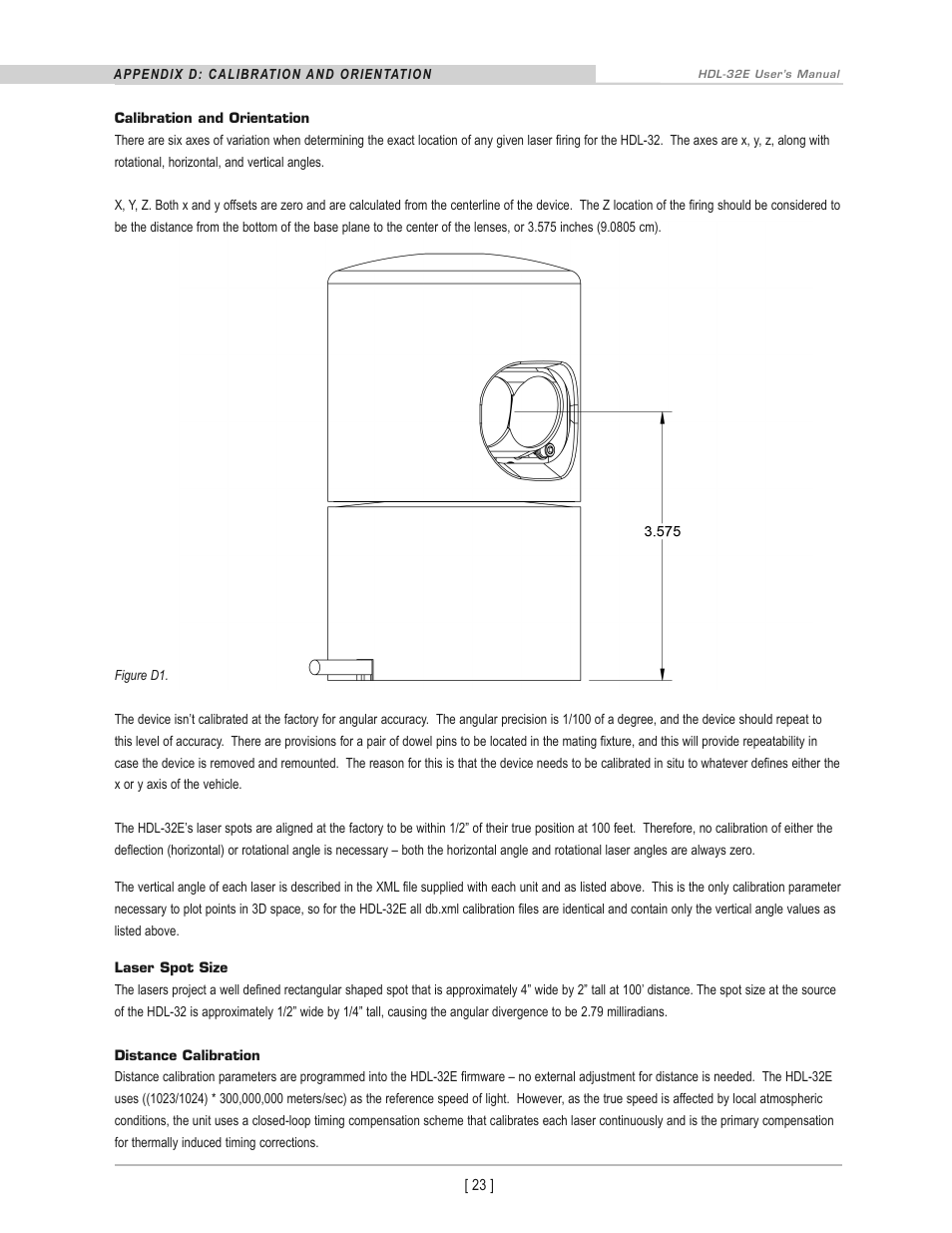 Velodyne Acoustics LIDAR HDL-32E User Manual | Page 26 / 28