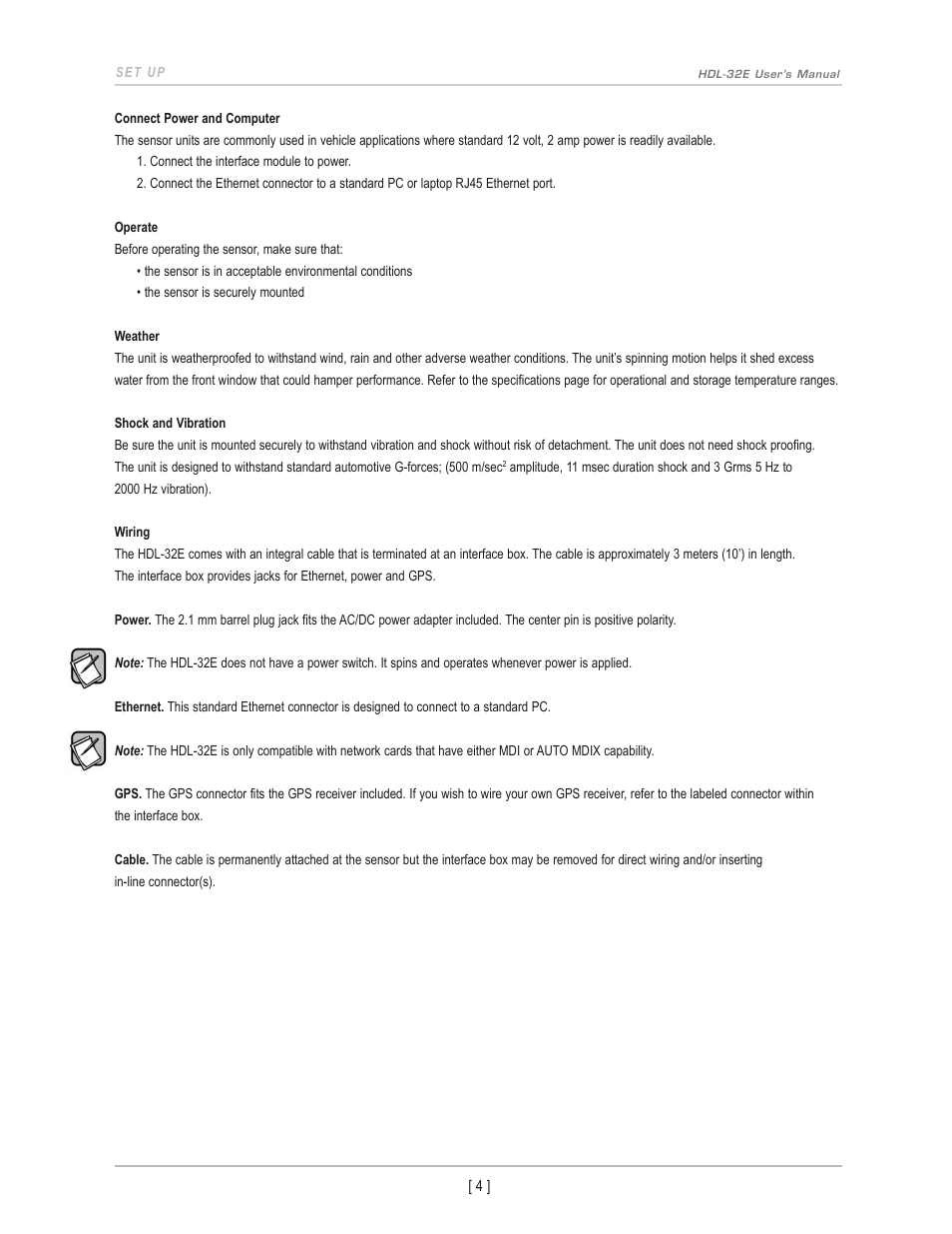 Velodyne Acoustics LIDAR HDL-32E User Manual | Page 7 / 28